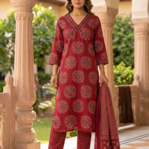 Ajrakh Print Salwar (Jaipur Cotton)