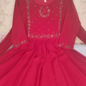 Thara Model Top & Dupatta - Georgette Top with Lining