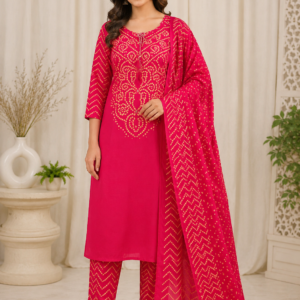 Bandhini Print Cotton Salwar