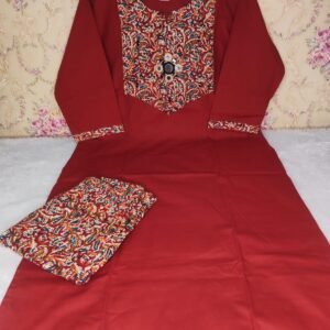 Kalamkari Cotton Coords- Semi Palozza Pant