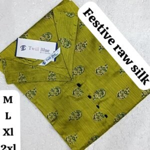 Raw silk kurtis